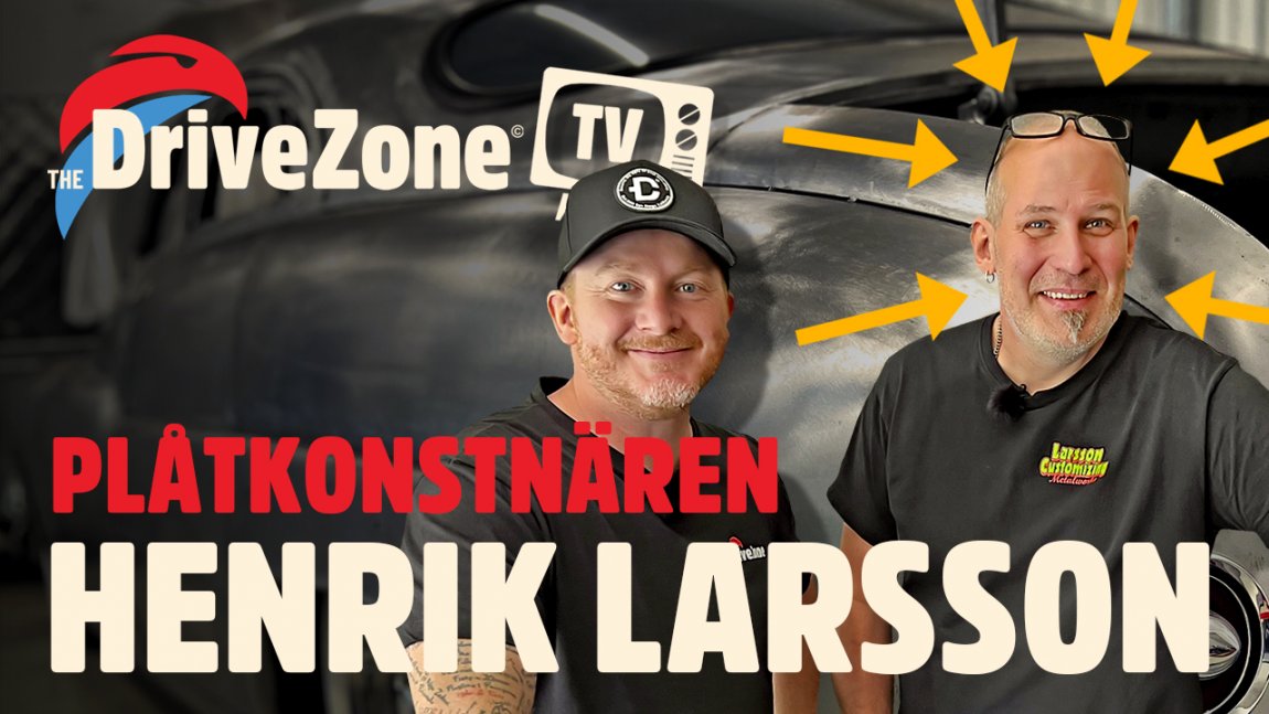 Die Drivezone-TV-Folge Plåtkonstnären Henrik Larsson