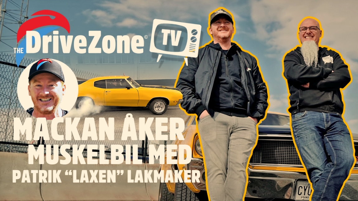 The Drivezone TV-Folge Wir gehen zu einem Muscle-Car-Treffen mit Patrik "Laxen" Lakmaker