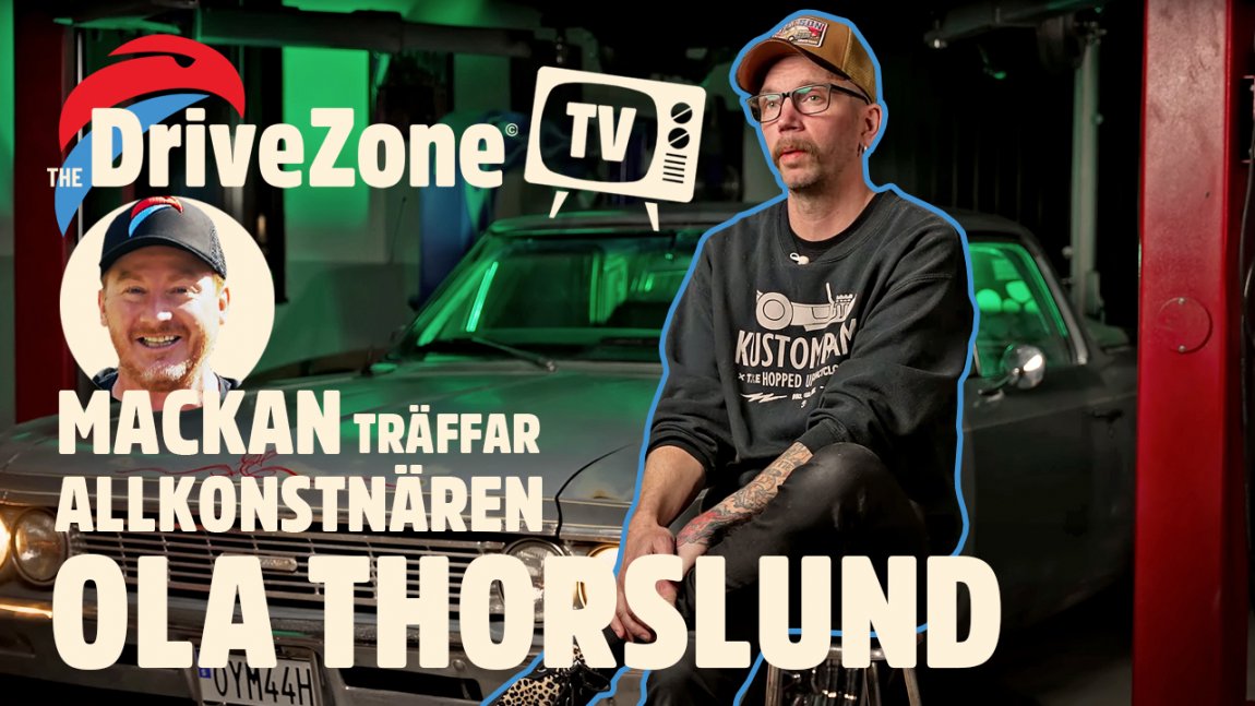  Die Drivezone-TV-Folge Autobauer, Nadelstreifen- und Flammlackierer Ola Thorslund